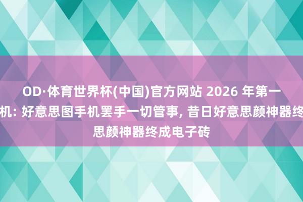OD·体育世界杯(中国)官方网站 2026 年第一款烂尾手机: 好意思图手机罢手一切管事, 昔日好意思颜神器终成电子砖